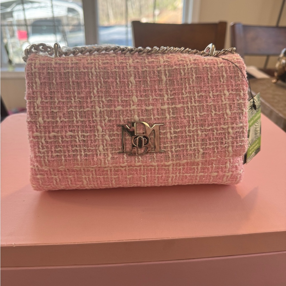 Badgley Mischka Pink Tweed Women’s Bag